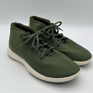 allbirds Olive Green Lace-Up Boots